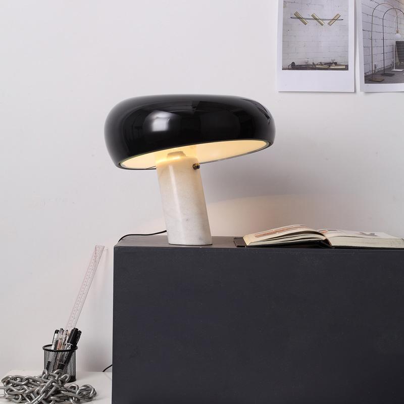 Nucleus Marble Table Lamp-Neutral Decor