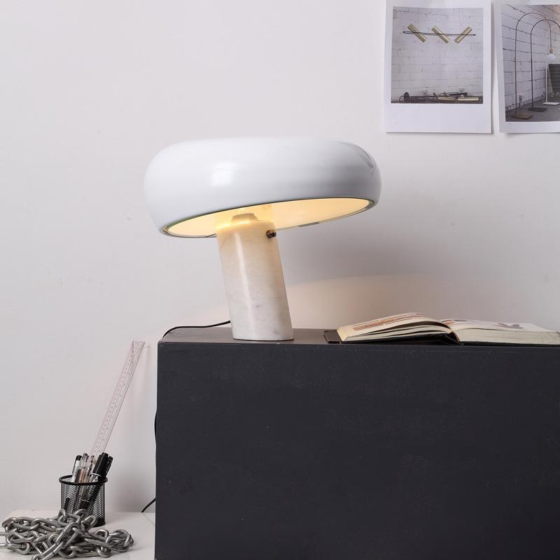 Nucleus Marble Table Lamp-Neutral Decor