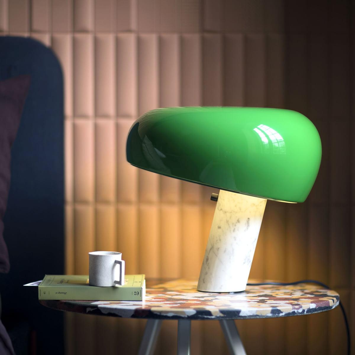 Nucleus Marble Table Lamp-Neutral Decor