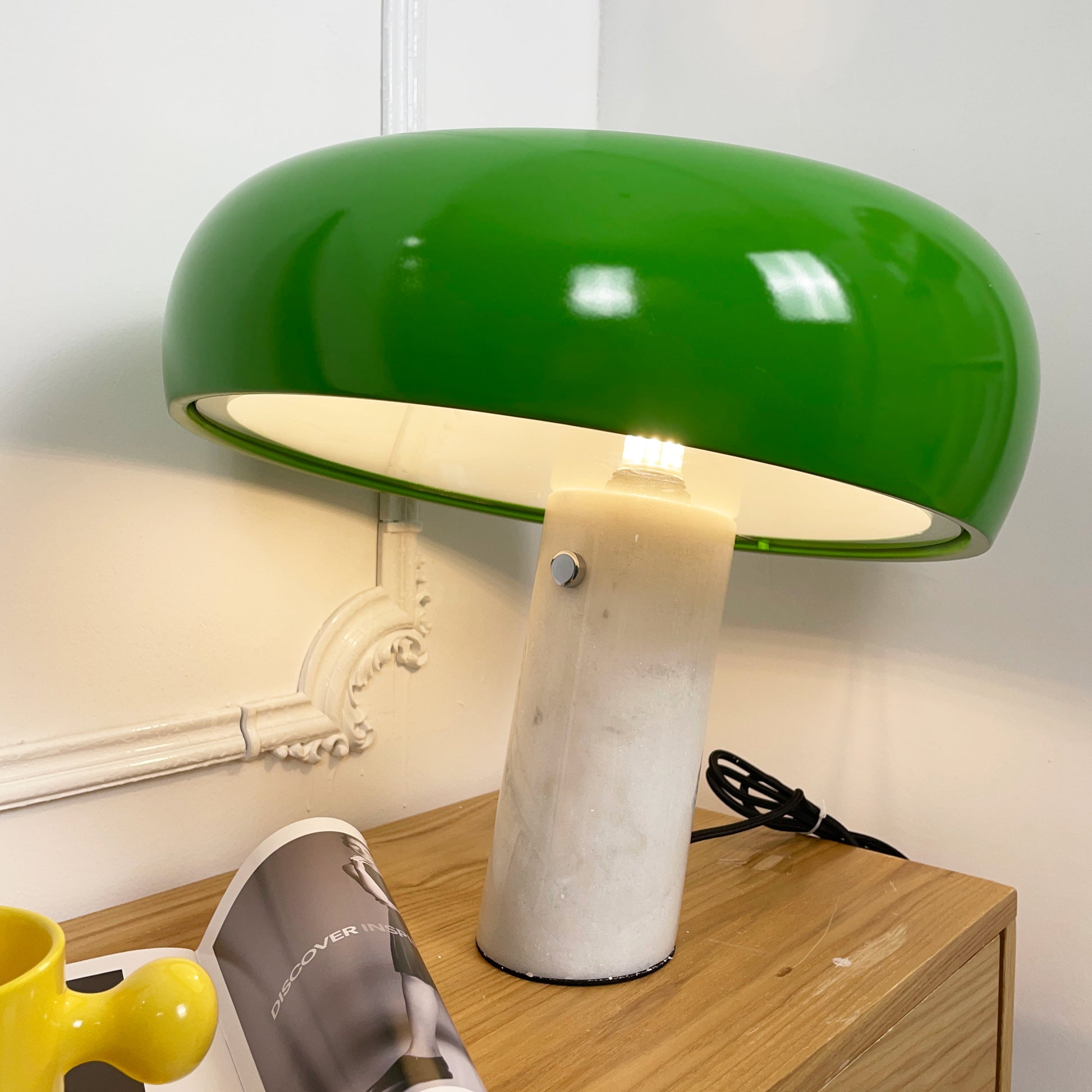 Nucleus Marble Table Lamp-Neutral Decor