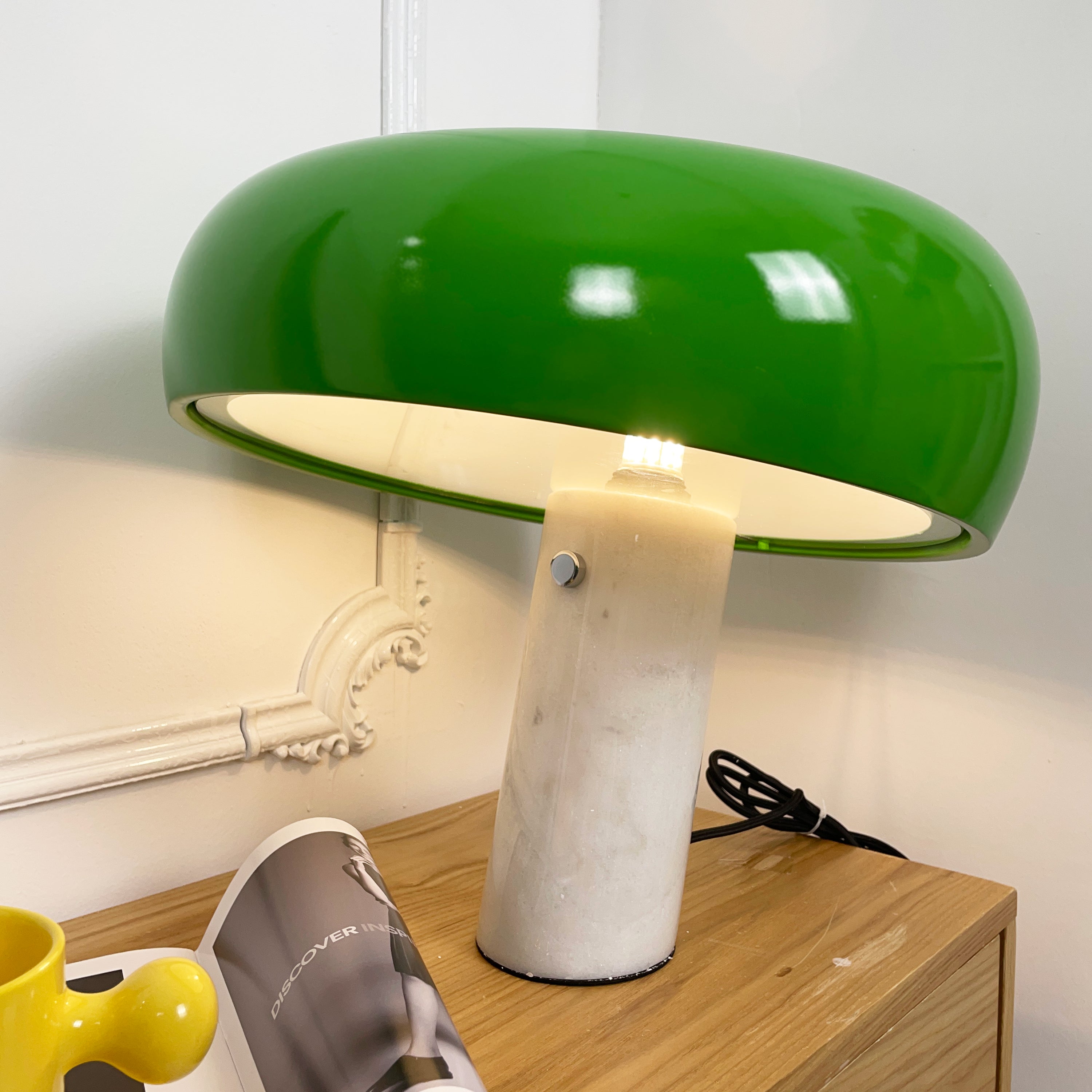 Nucleus Marble Table Lamp-Neutral Decor