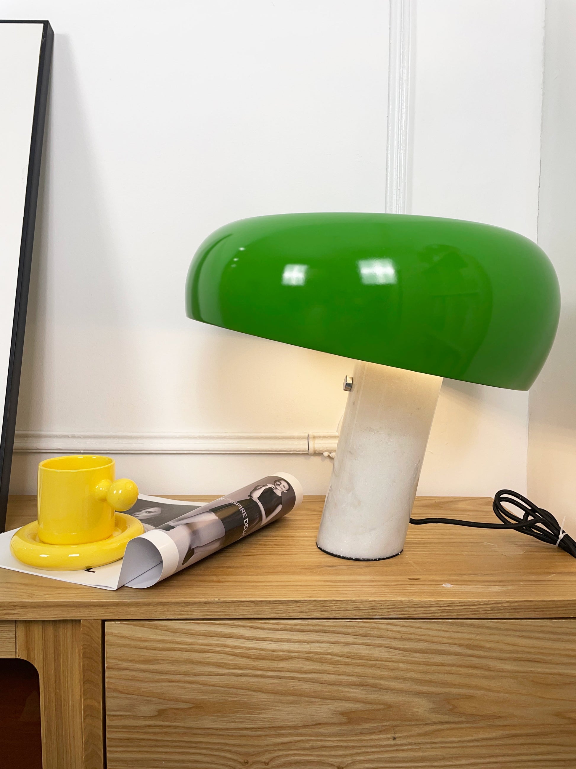 Nucleus Marble Table Lamp-Neutral Decor