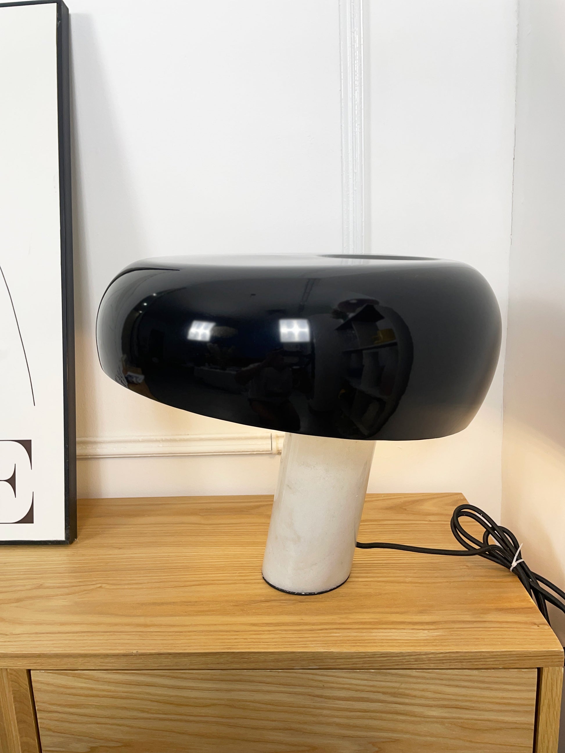 Nucleus Marble Table Lamp-Neutral Decor