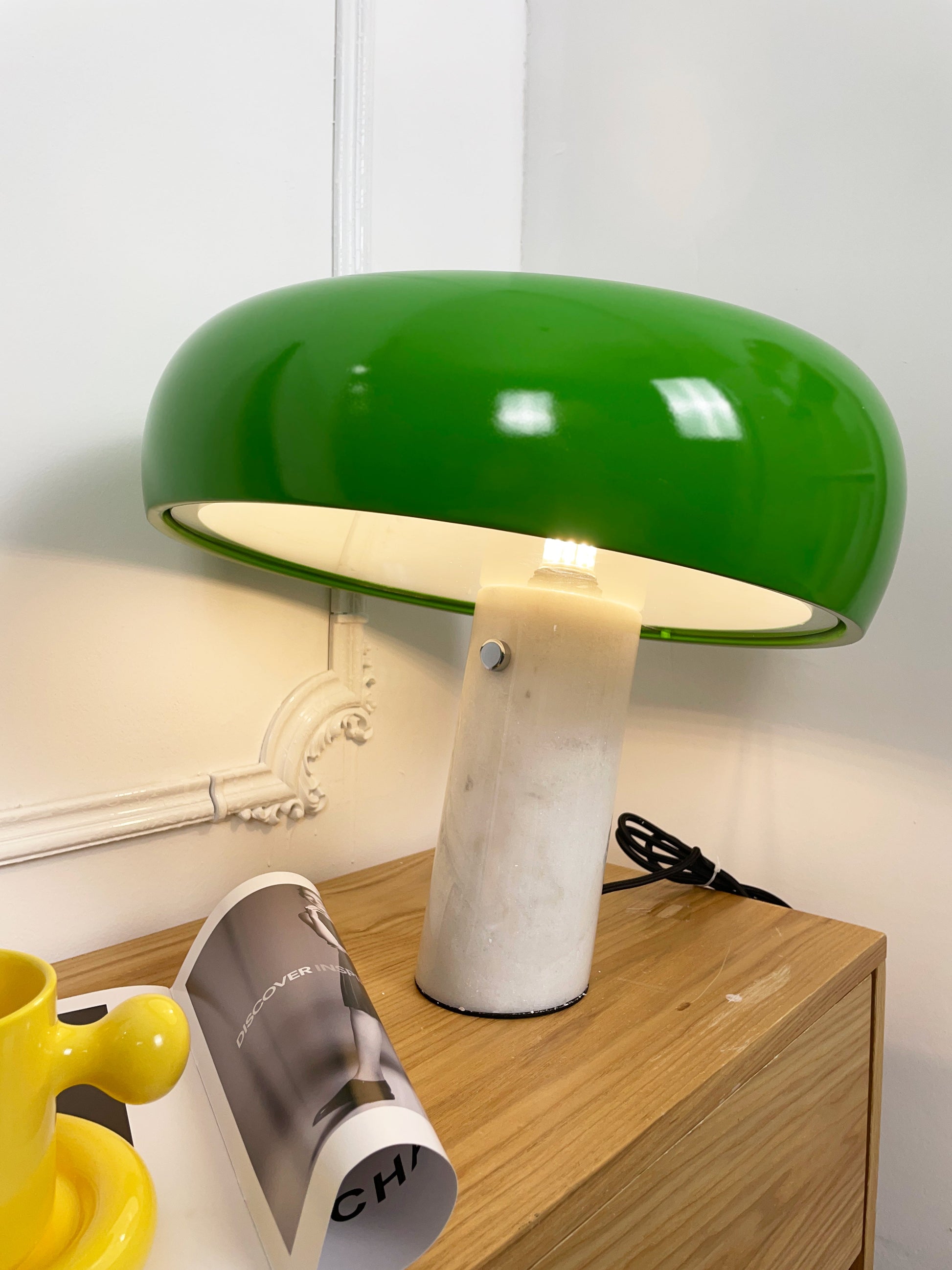 Nucleus Marble Table Lamp-Neutral Decor