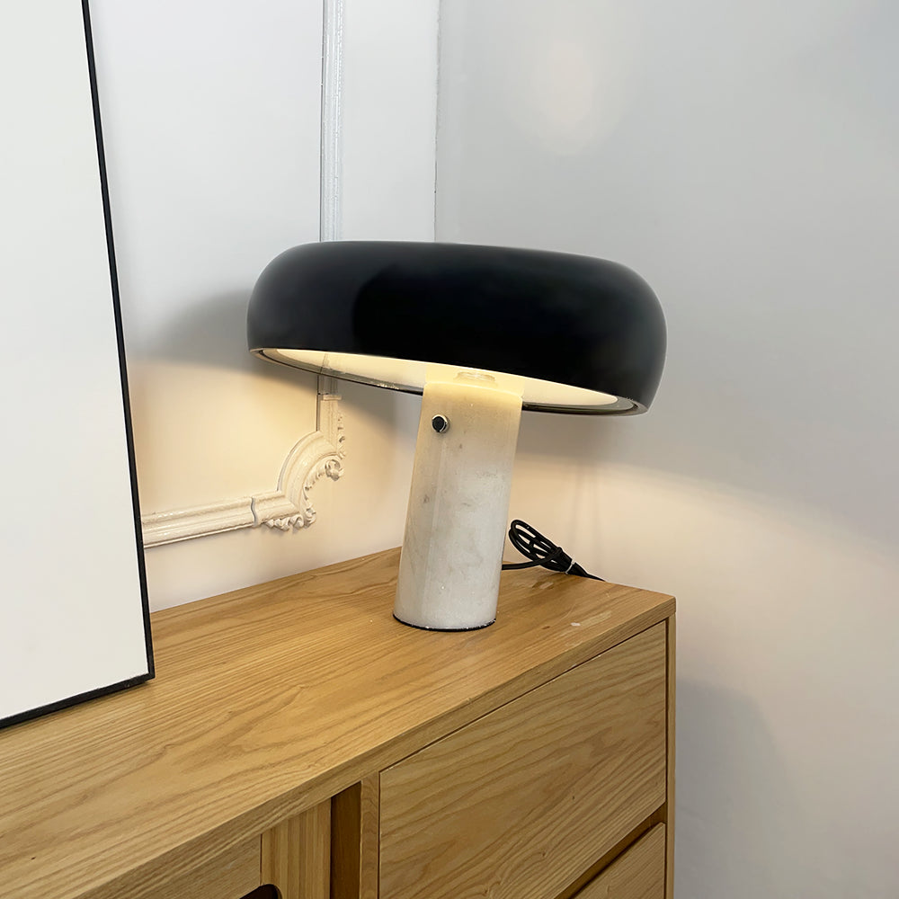 Nucleus Marble Table Lamp-Neutral Decor