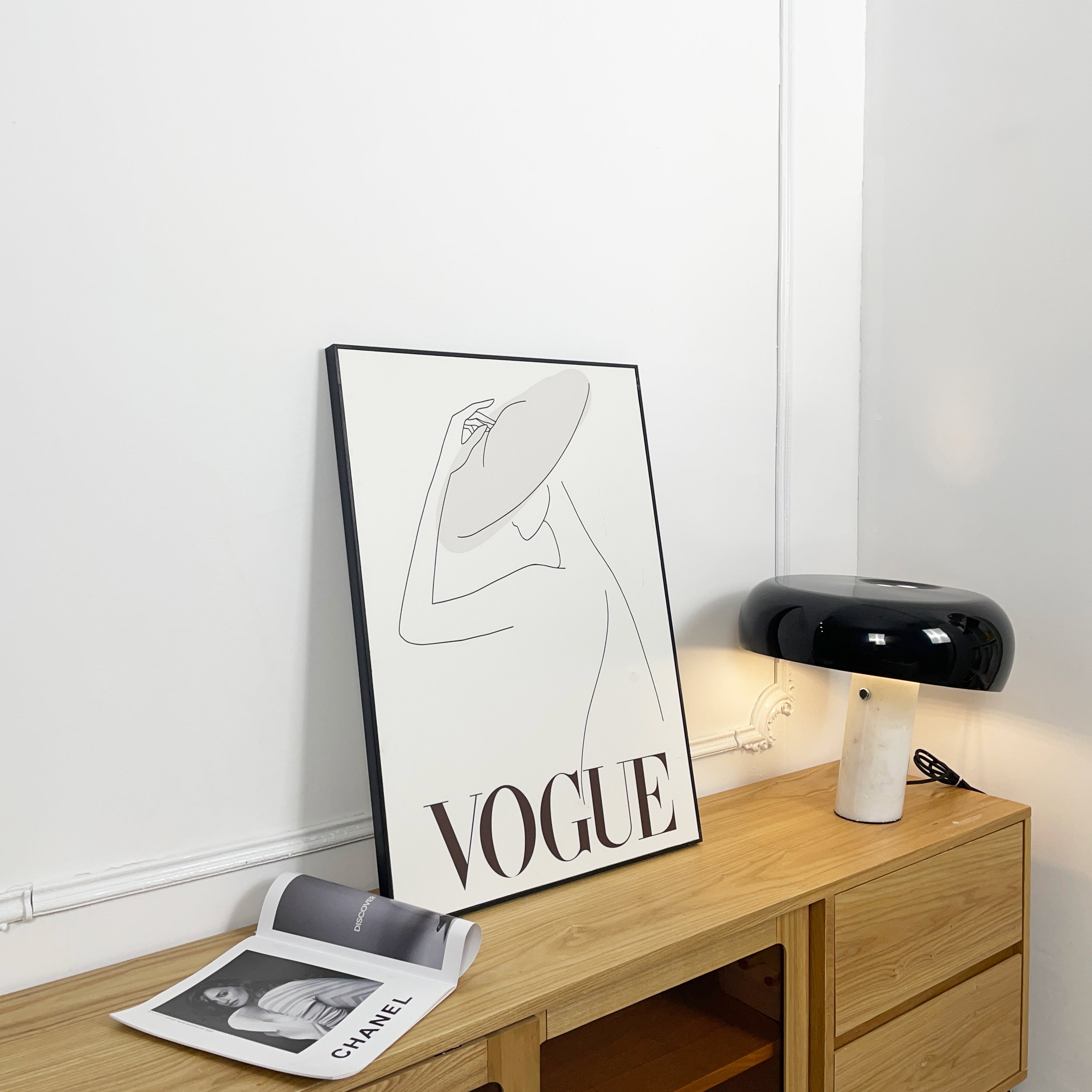 Nucleus Marble Table Lamp-Neutral Decor