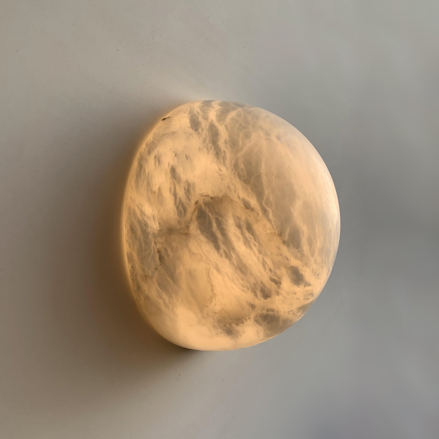 Lavi Wabi-Sabi Alabaster Wall Lamp-Neutral Decor