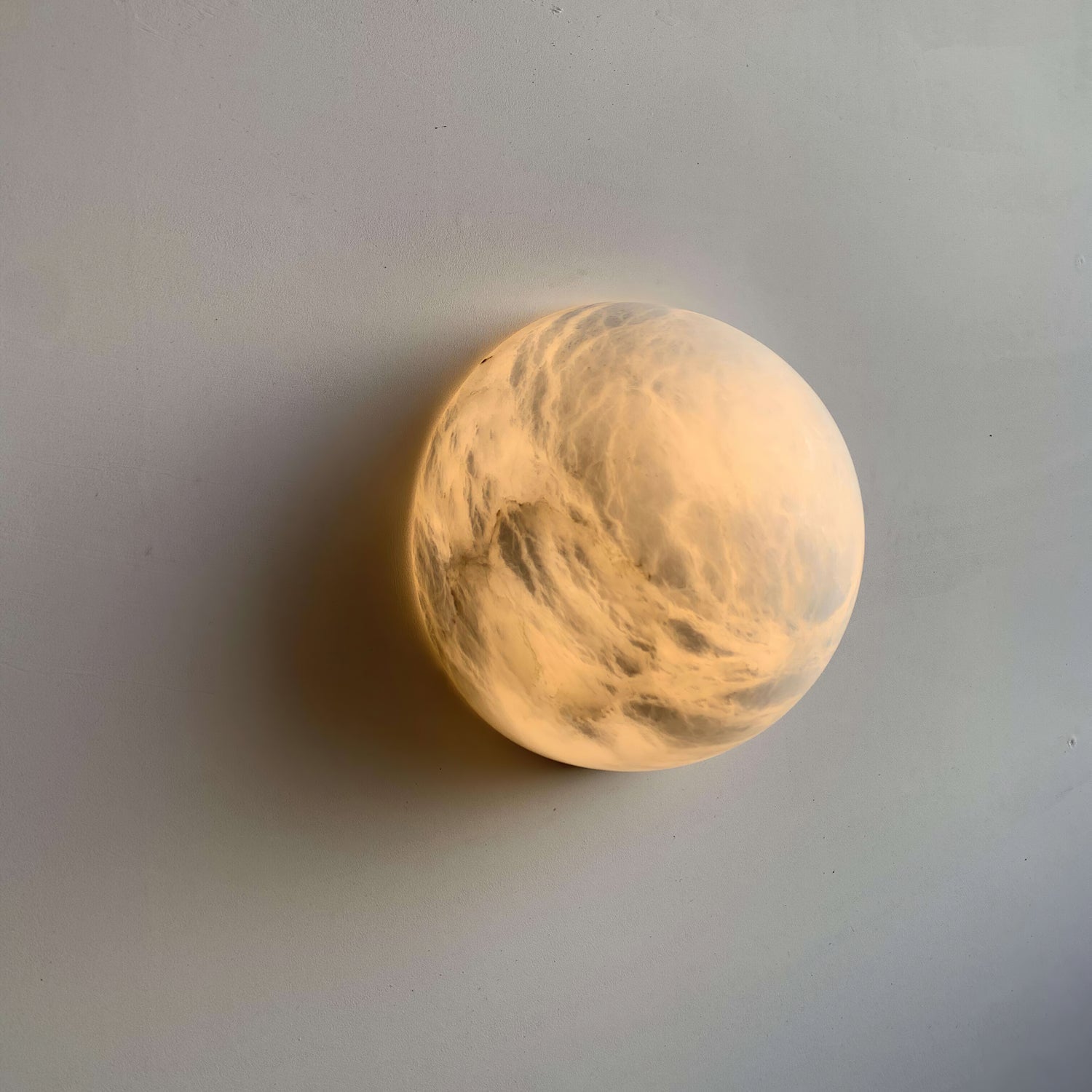 Lavi Wabi-Sabi Alabaster Wall Lamp-Neutral Decor