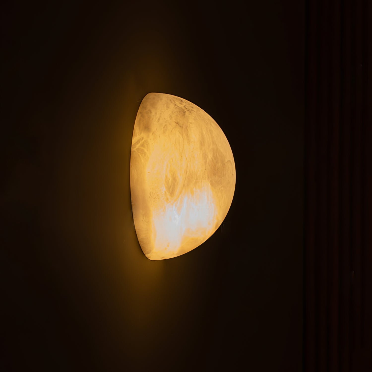 Lavi Wabi-Sabi Alabaster Wall Lamp-Neutral Decor