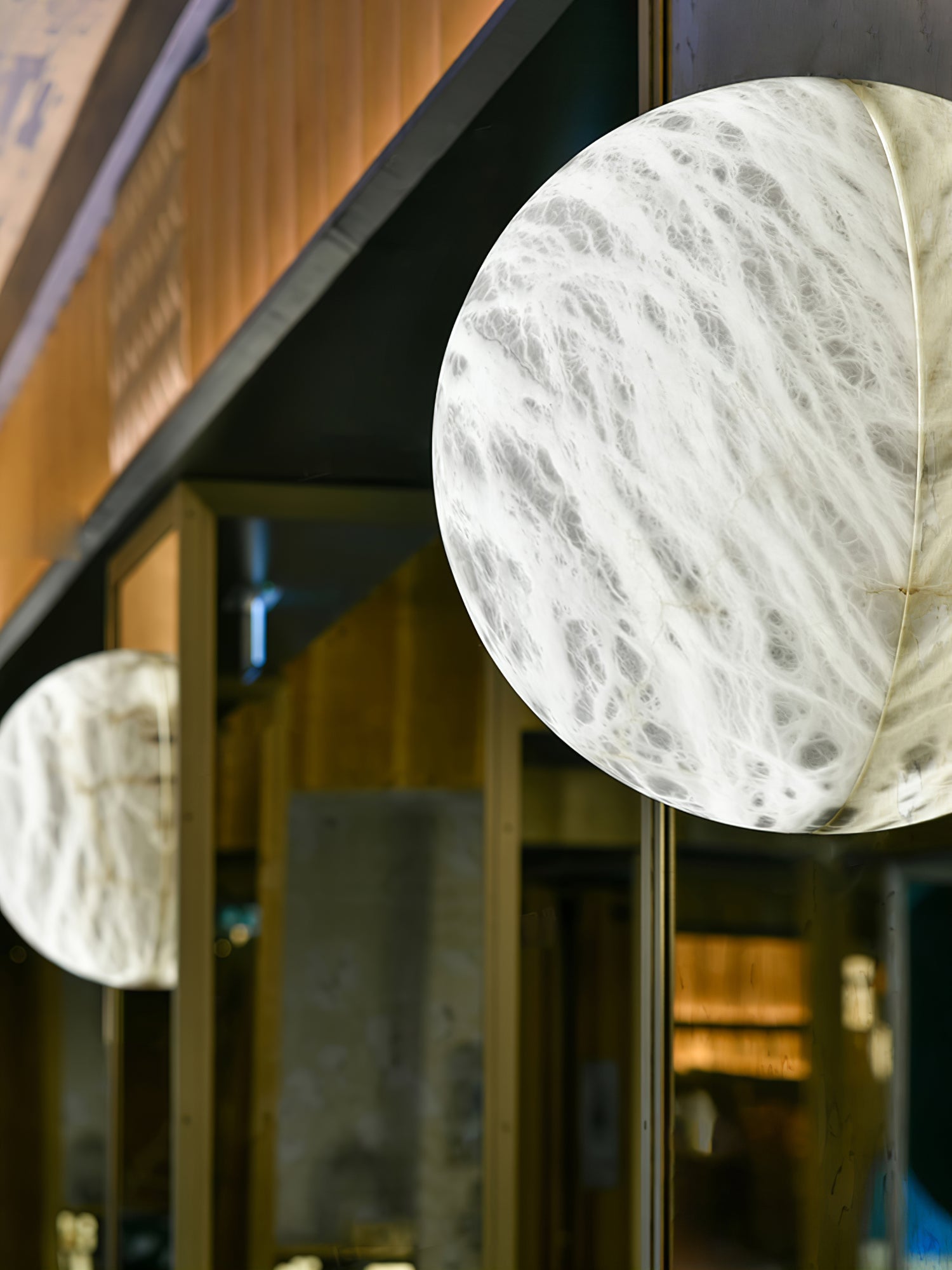 Lavi Wabi-Sabi Alabaster Wall Lamp-Neutral Decor
