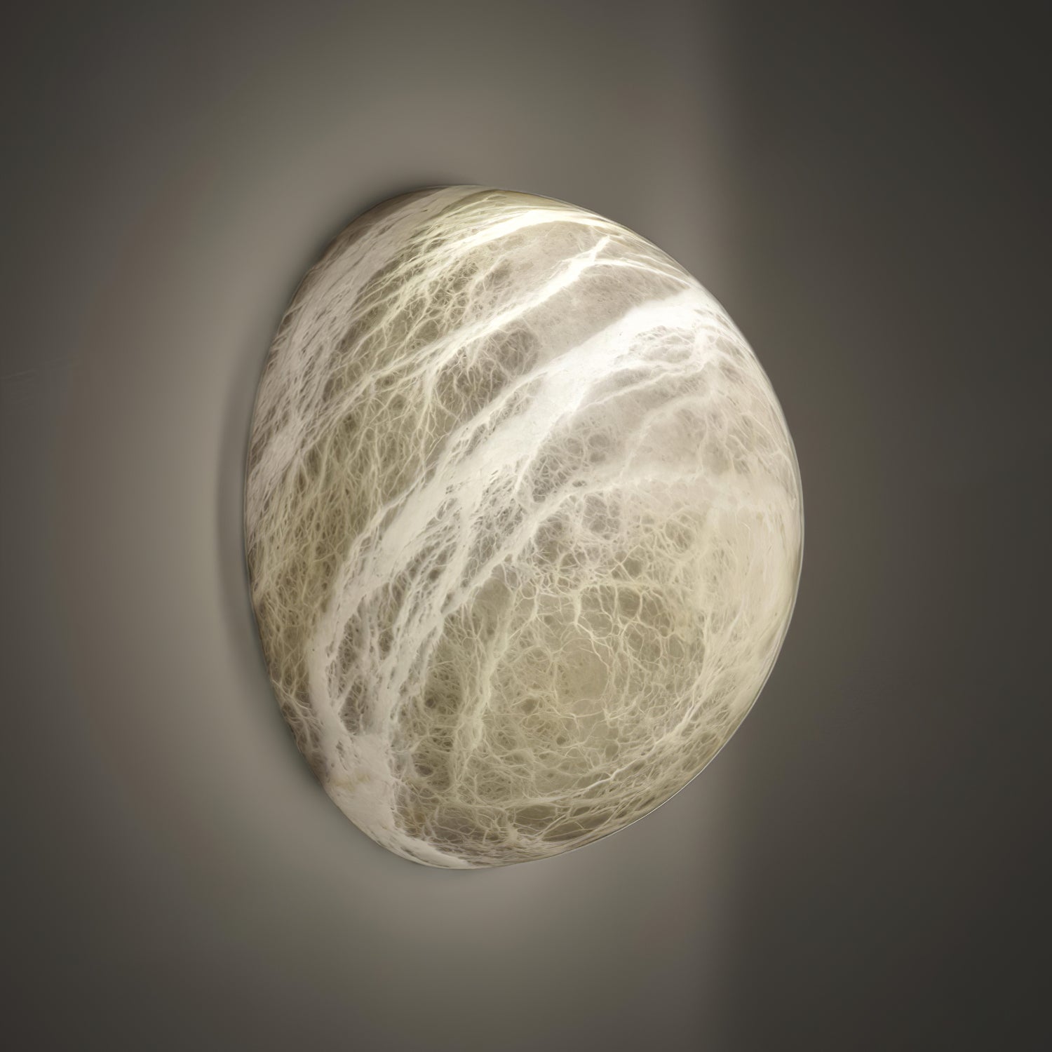 Lavi Wabi-Sabi Alabaster Wall Lamp-Neutral Decor