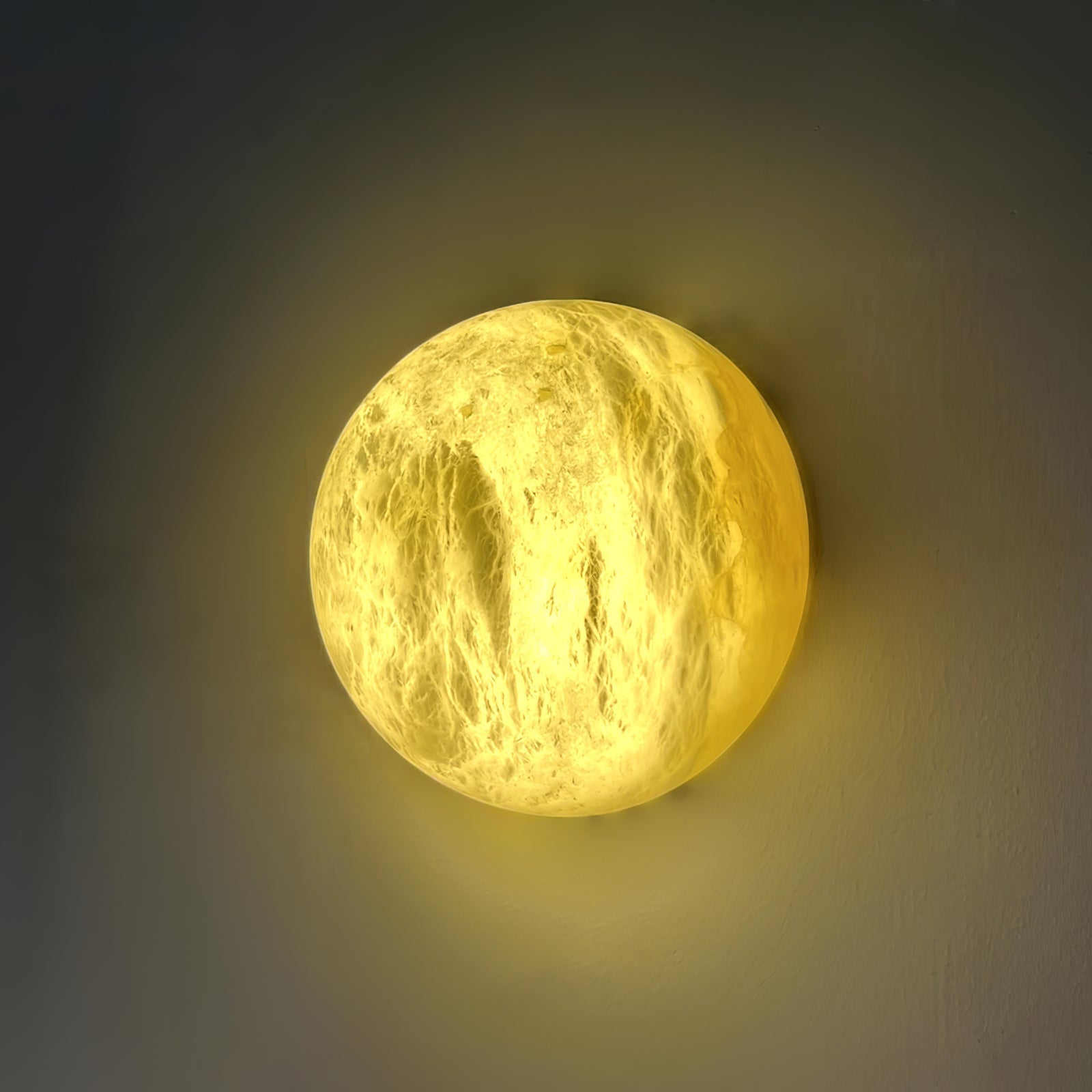 Lavi Wabi-Sabi Alabaster Wall Lamp-Neutral Decor