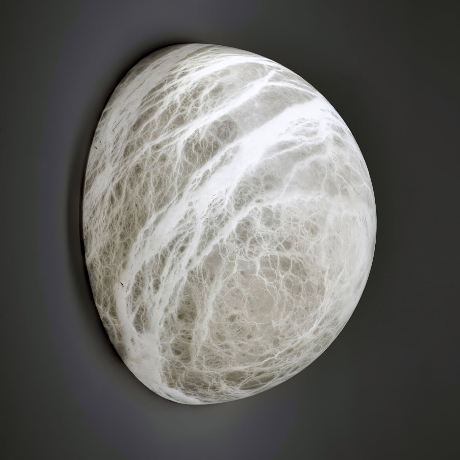 Lavi Wabi-Sabi Alabaster Wall Lamp-Neutral Decor
