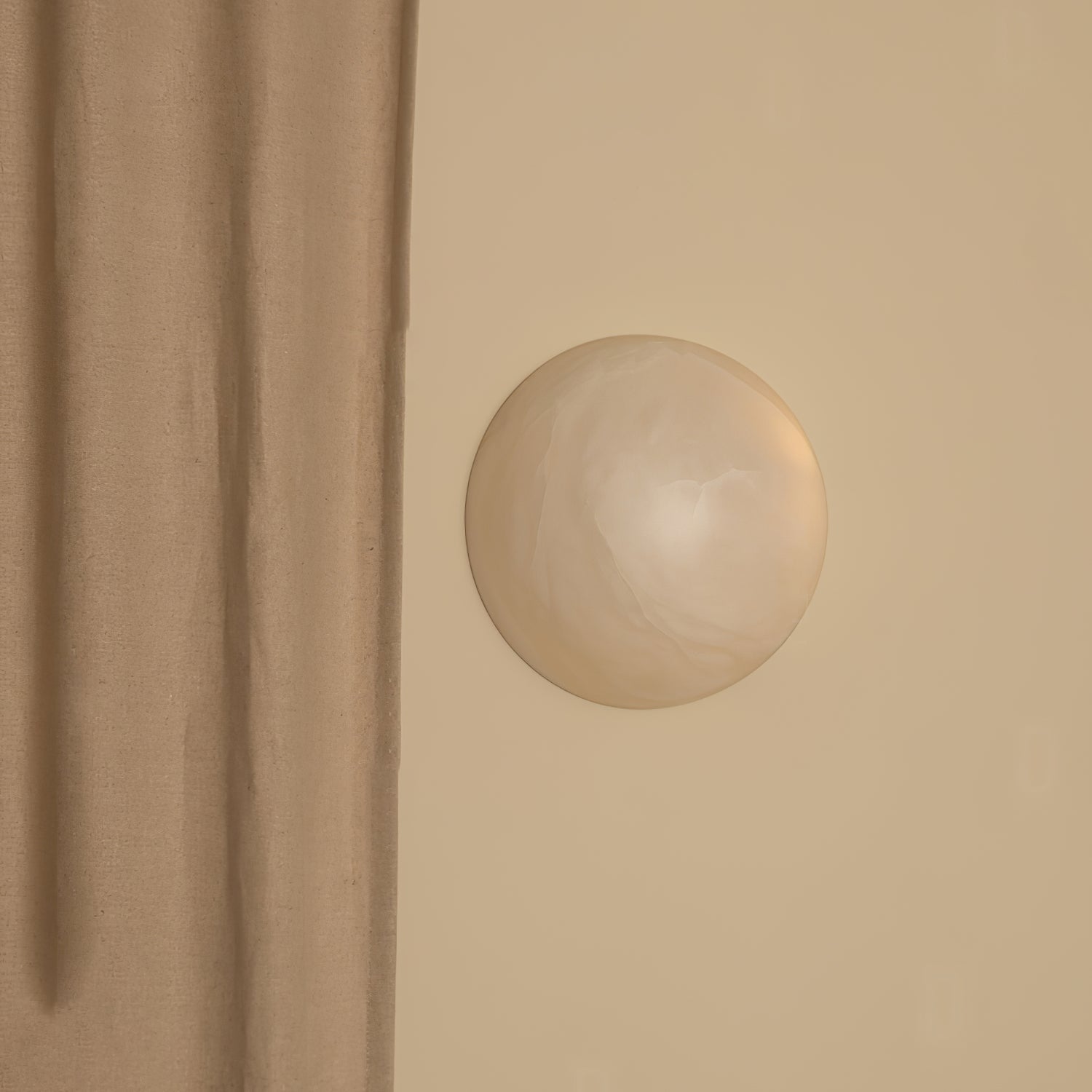 Lavi Wabi-Sabi Alabaster Wall Lamp-Neutral Decor