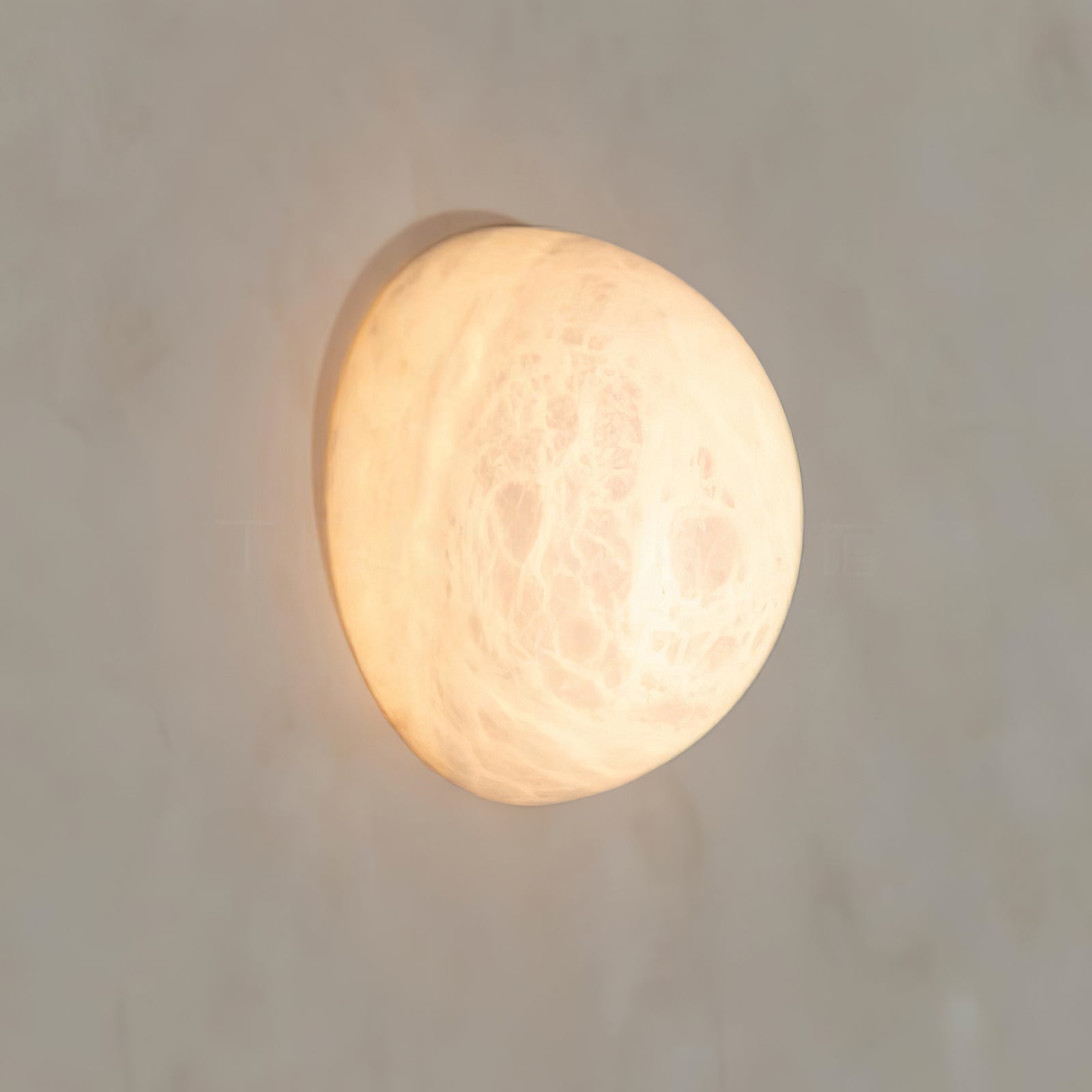 Lavi Wabi-Sabi Alabaster Wall Lamp-Neutral Decor