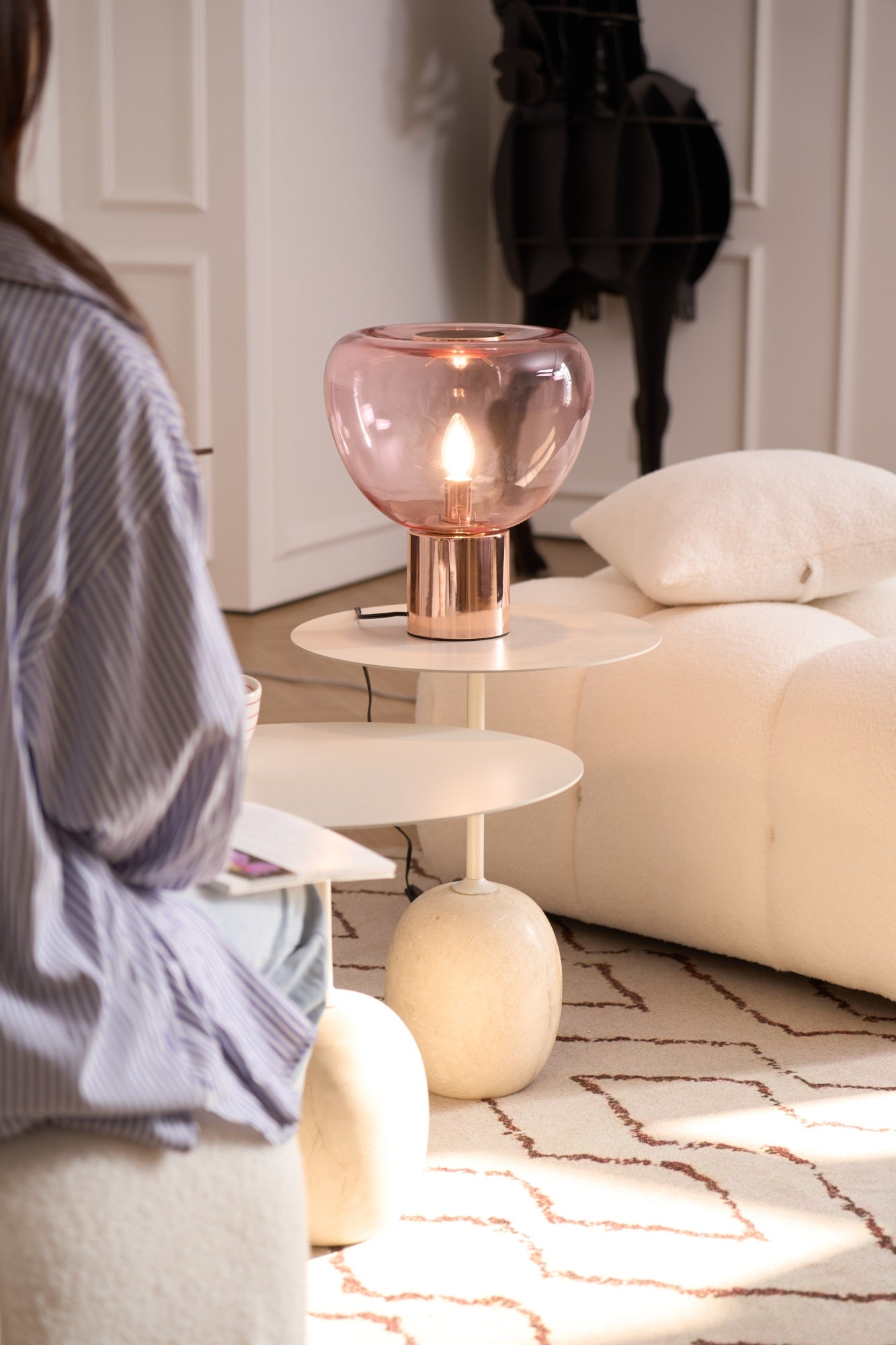 Jade Modern Table Lamp-Neutral Decor