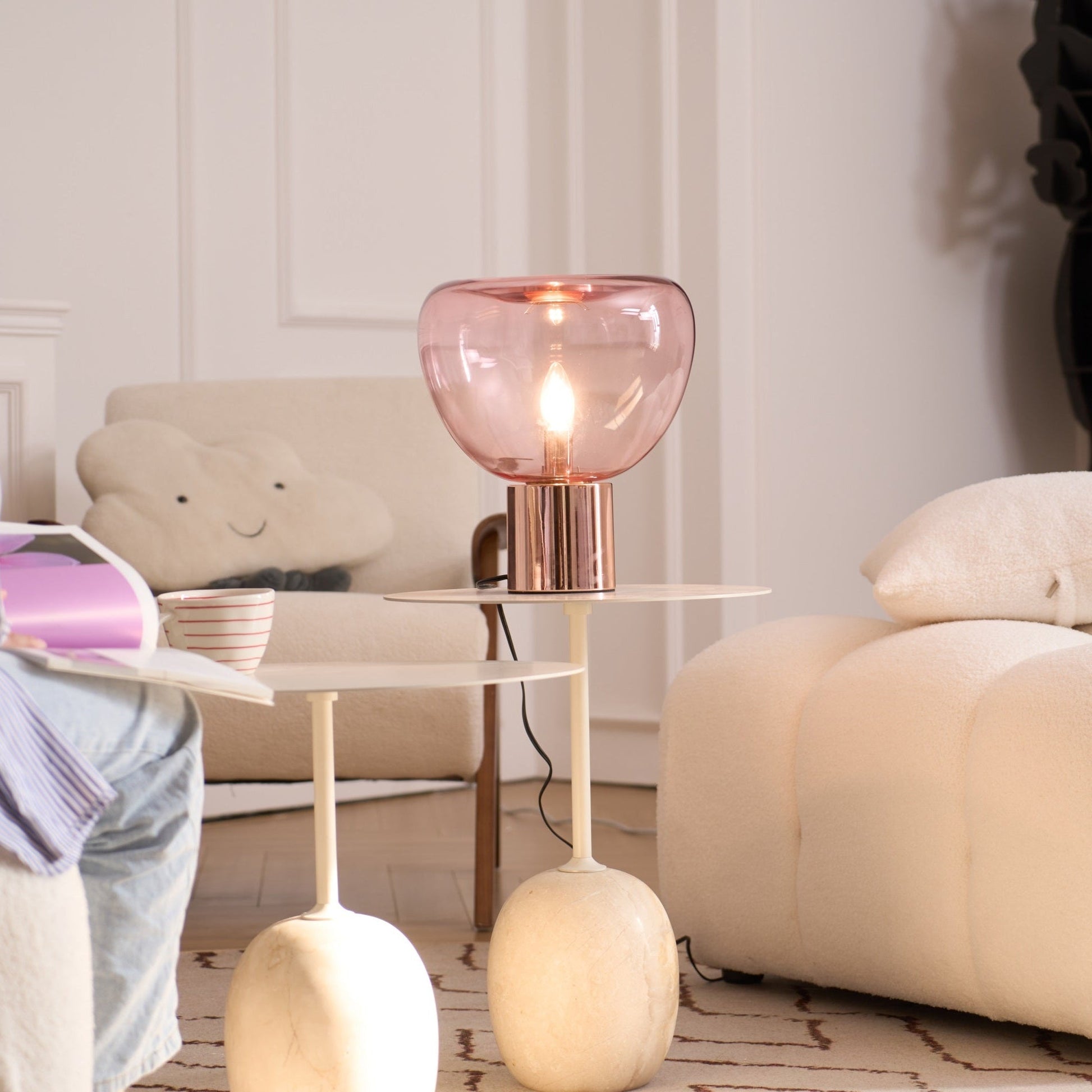 Jade Modern Table Lamp-Neutral Decor