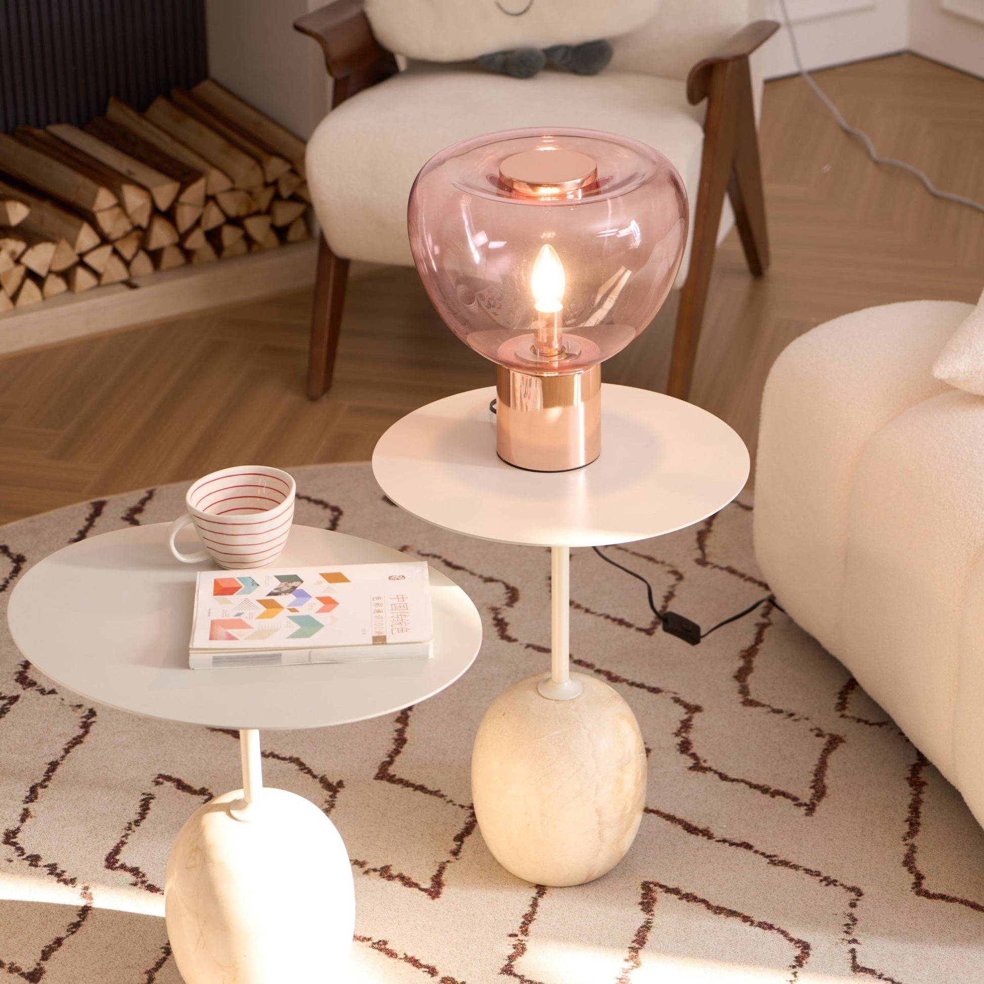 Jade Modern Table Lamp-Neutral Decor