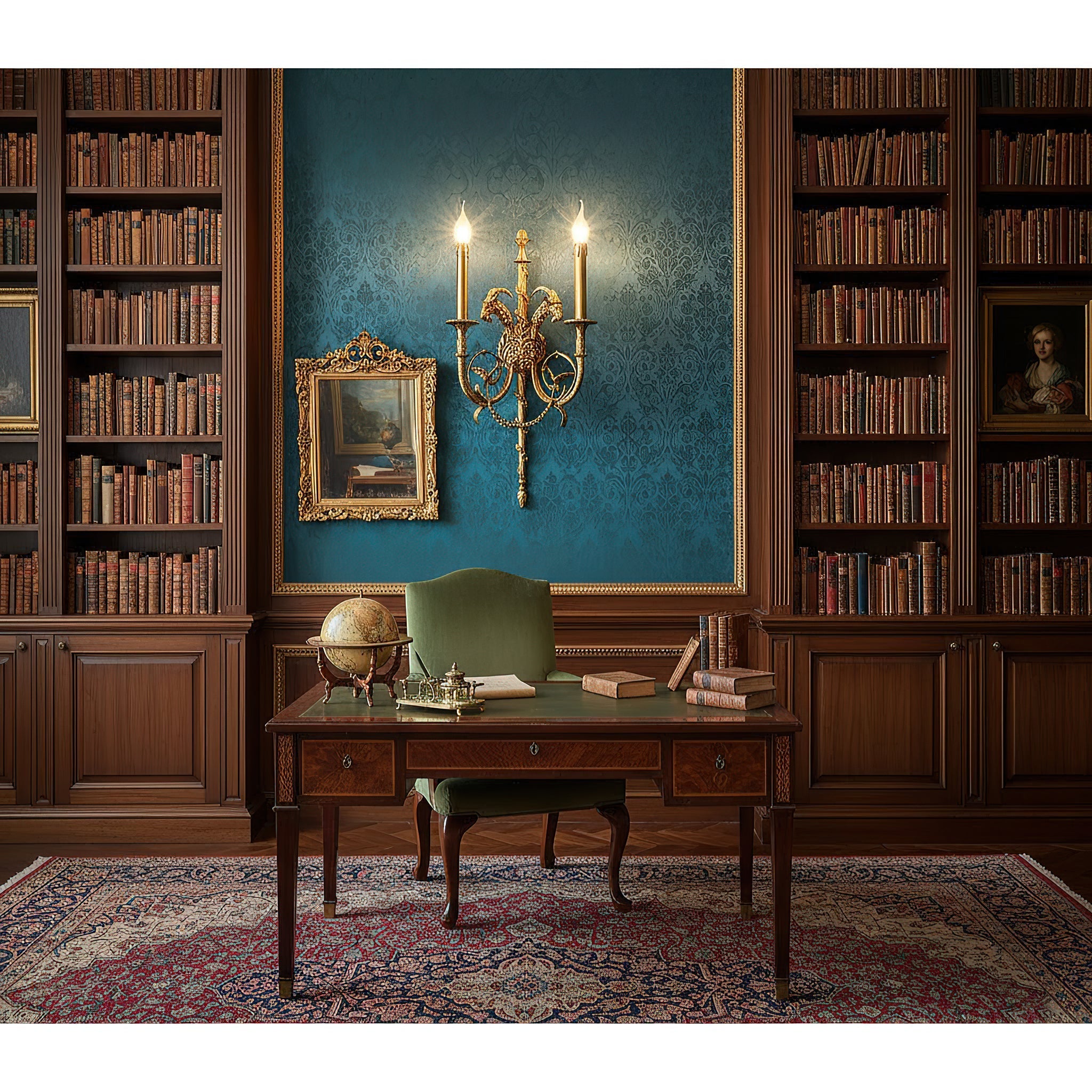 Side profile of the Sociapailis Brass Wall Lamp.