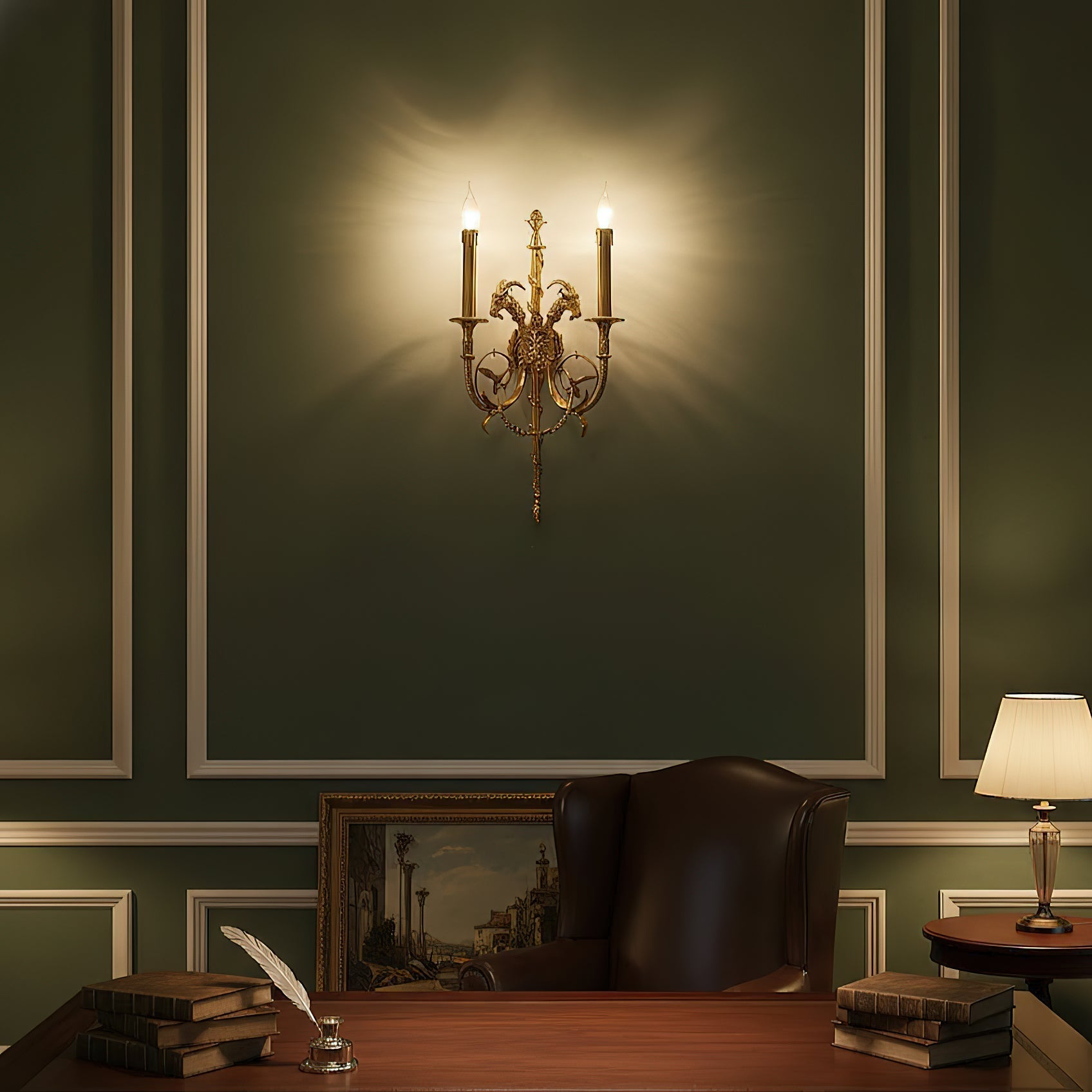 Detail of the E12/E14 socket on the Sociapailis Wall Lamp.