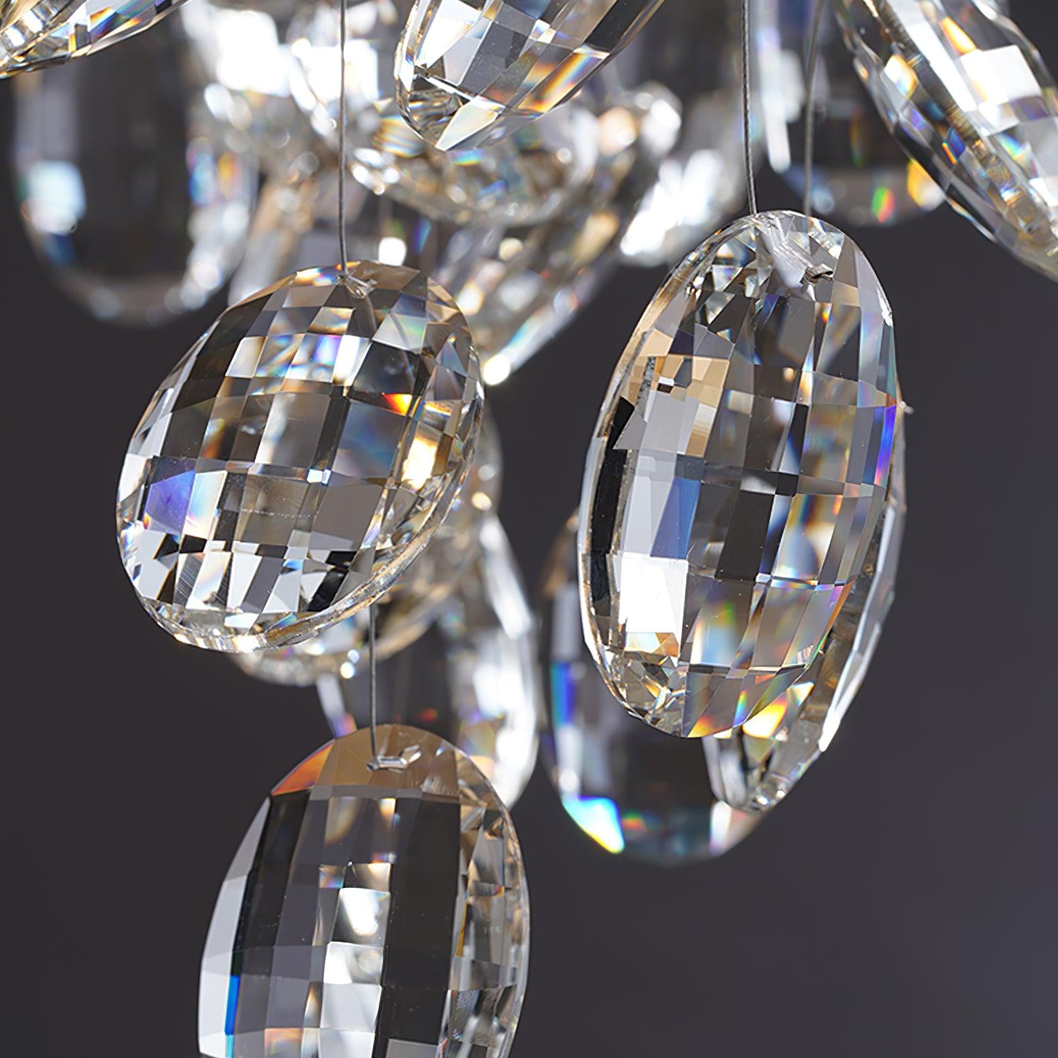 Nirixy Chandelier Crystal Branch Gold LED-Neutral Decor