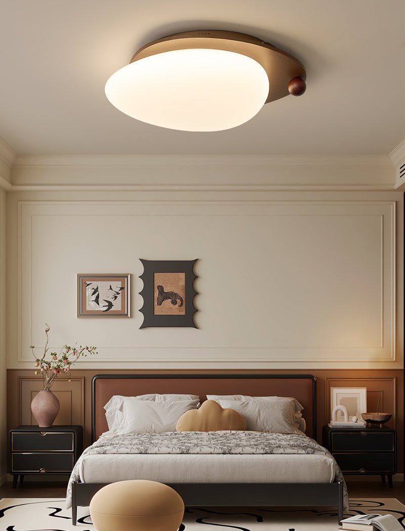 Soft Wooden Ceiling Light-Neutral Decor