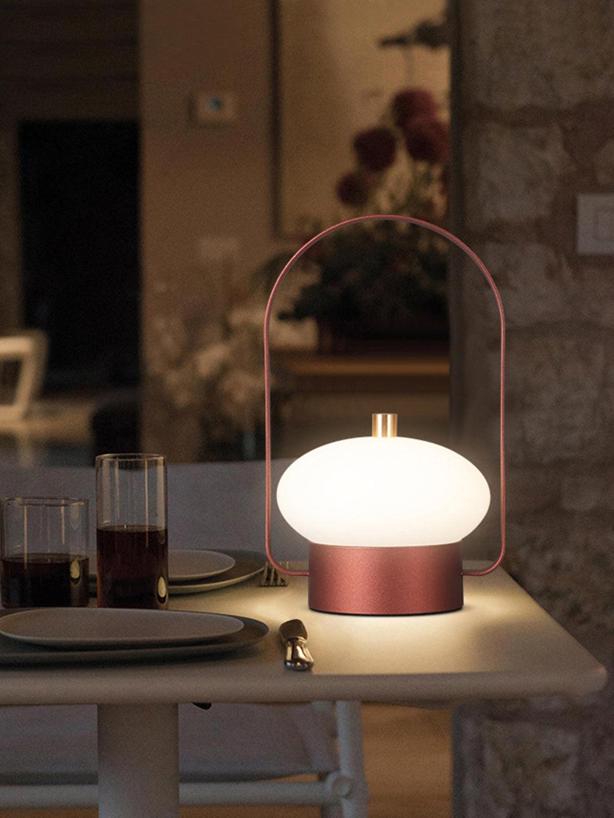 Talten Mid-Century Modern Table Lamp-Neutral Decor