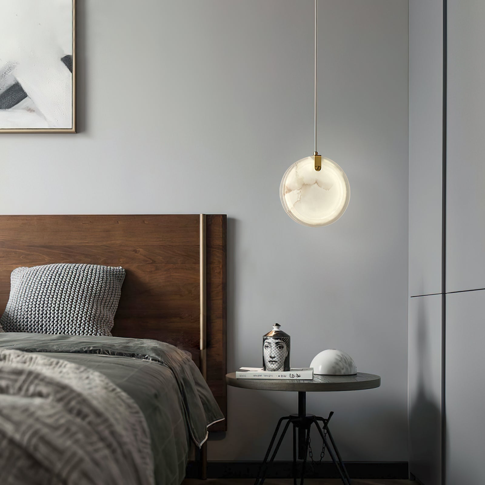 Selene Alabaster Pendant Light