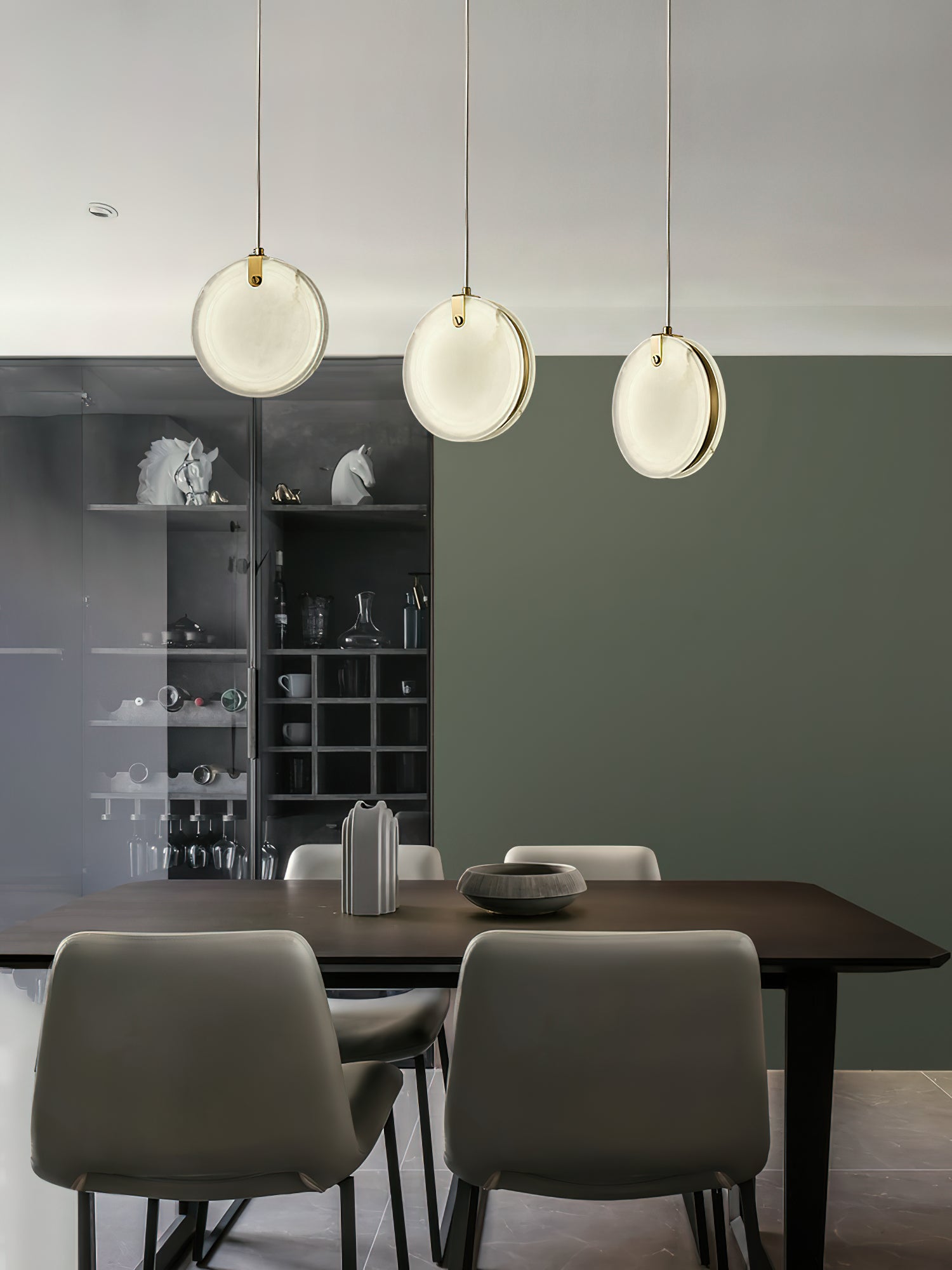 Selene Alabaster Pendant Light