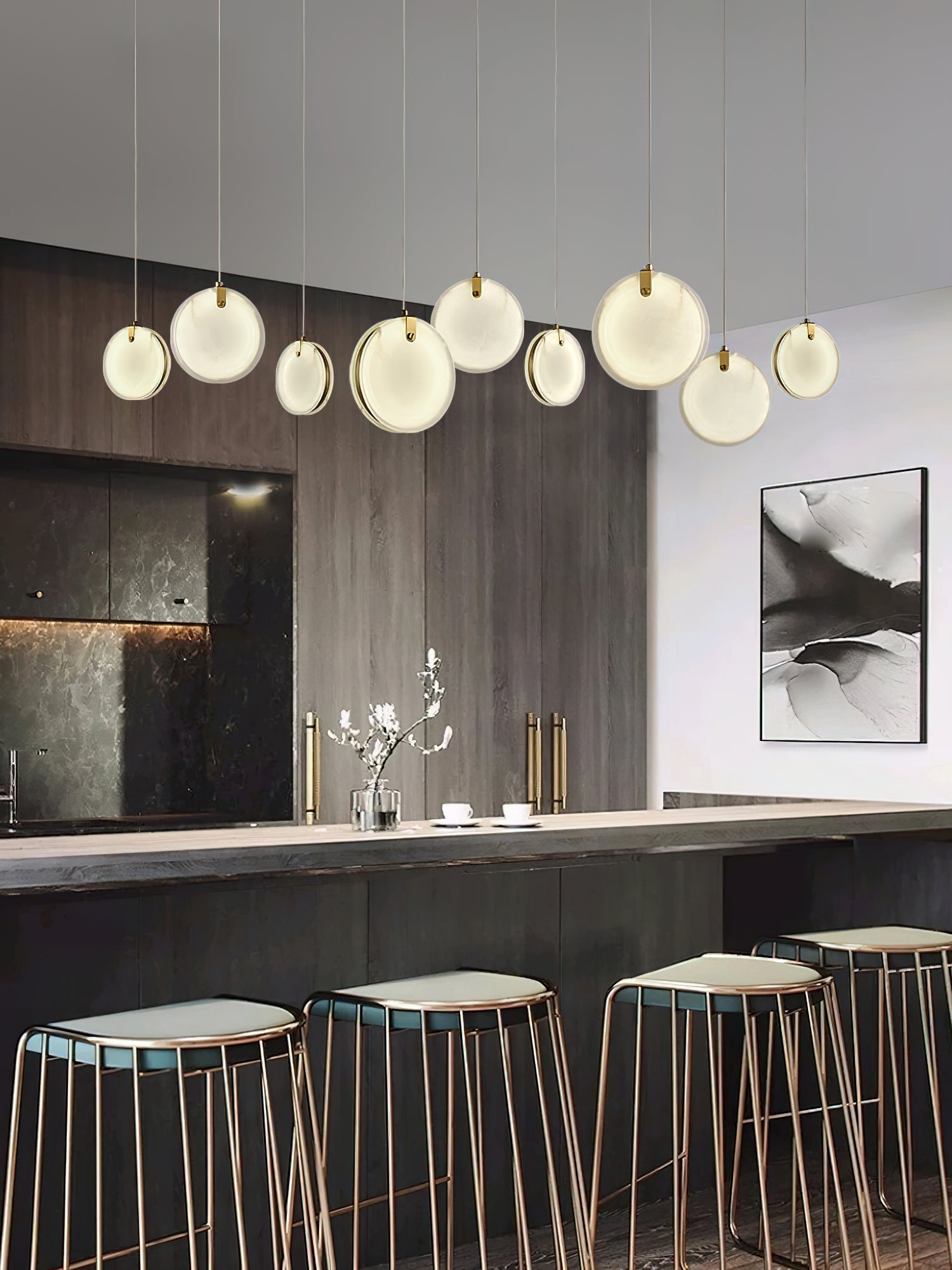 Selene Alabaster Pendant Light