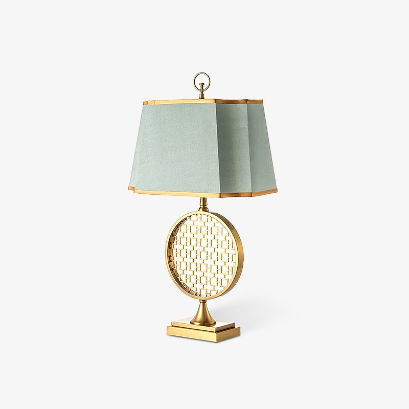 Aird Fabric Glam Table Lamp-Neutral Decor