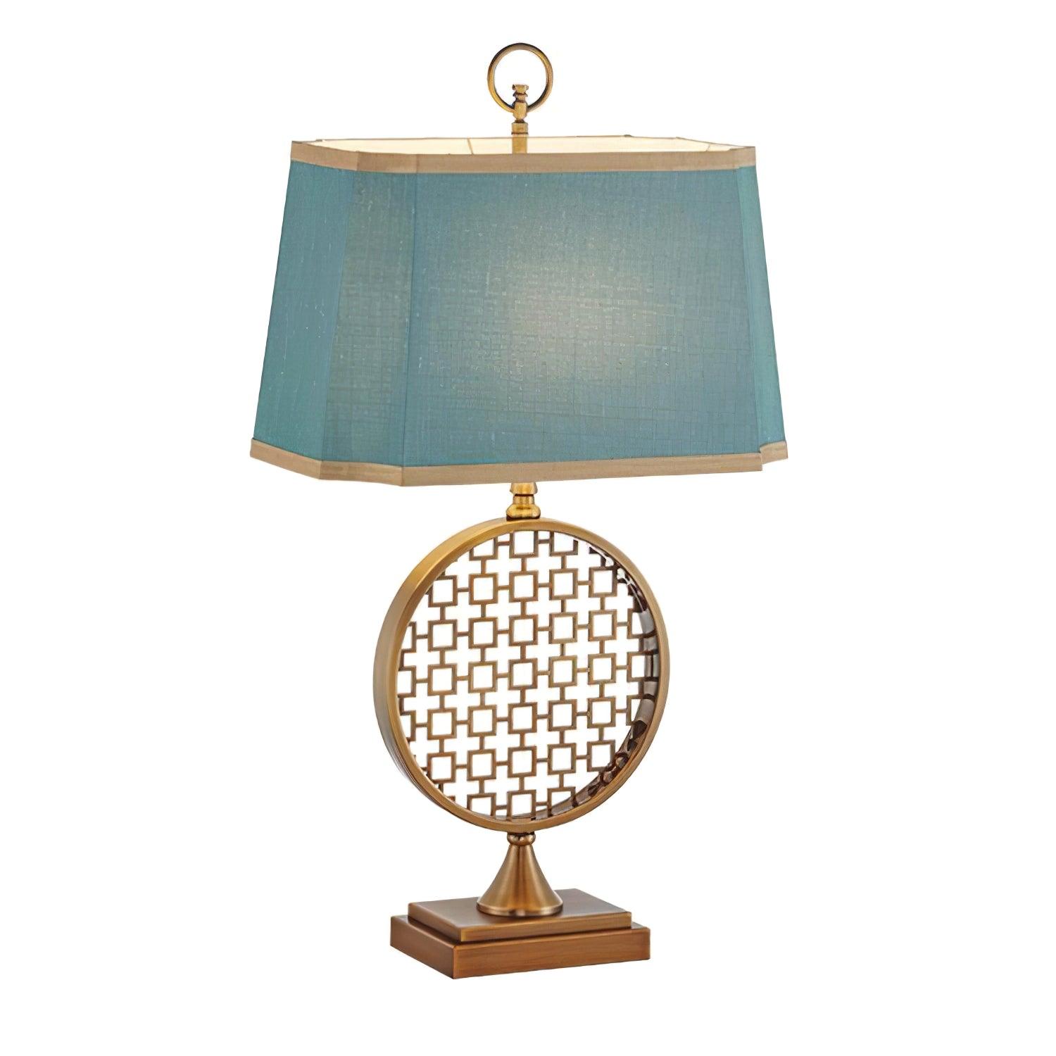 Aird Fabric Glam Table Lamp-Neutral Decor
