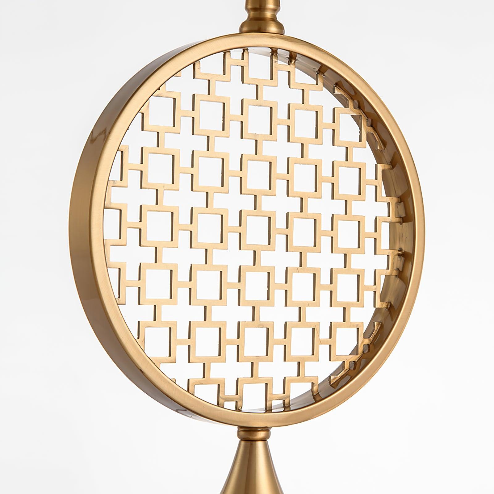 Aird Fabric Glam Table Lamp-Neutral Decor