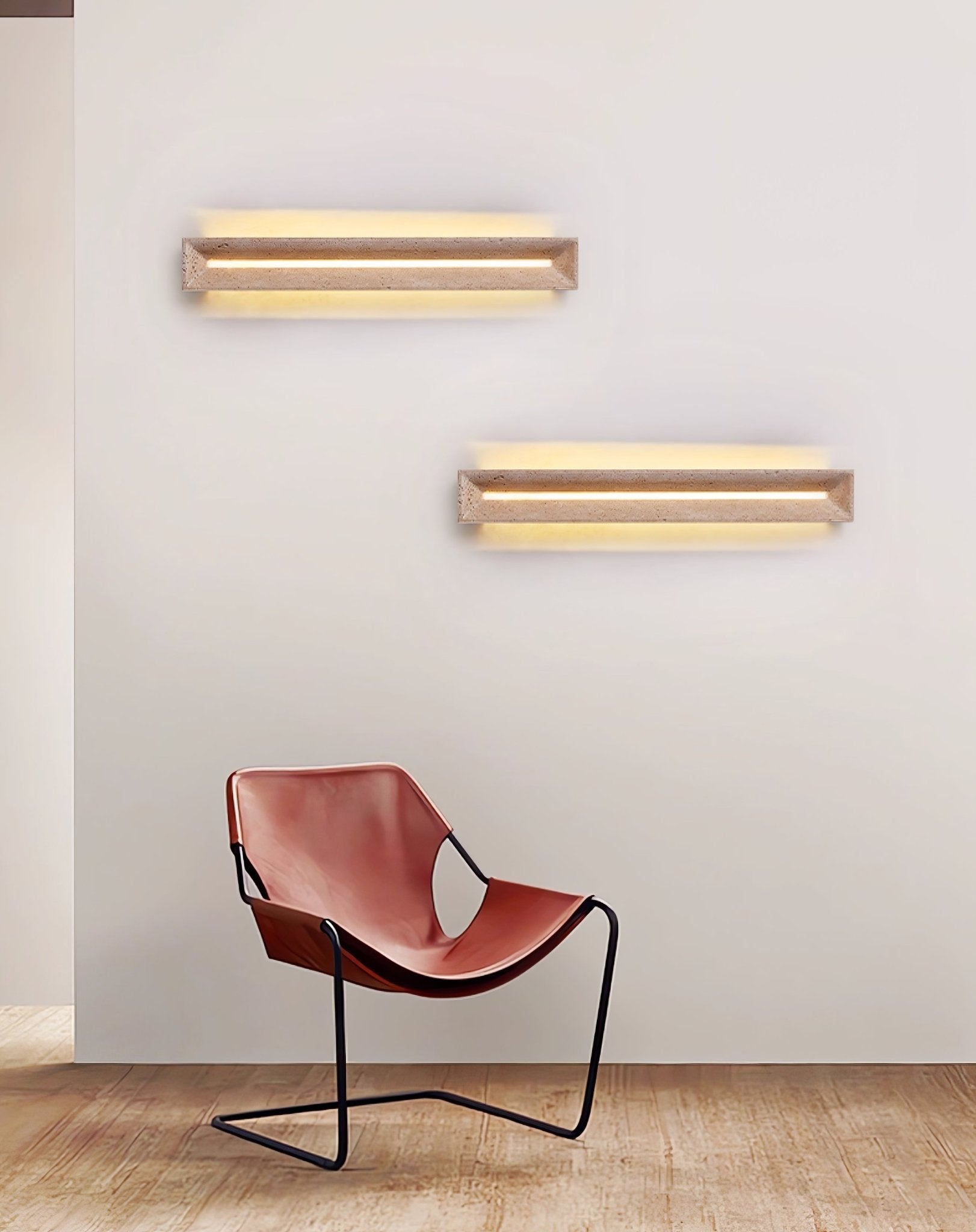 Dfi Minimalist Travertine Wall Light-Neutral Decor
