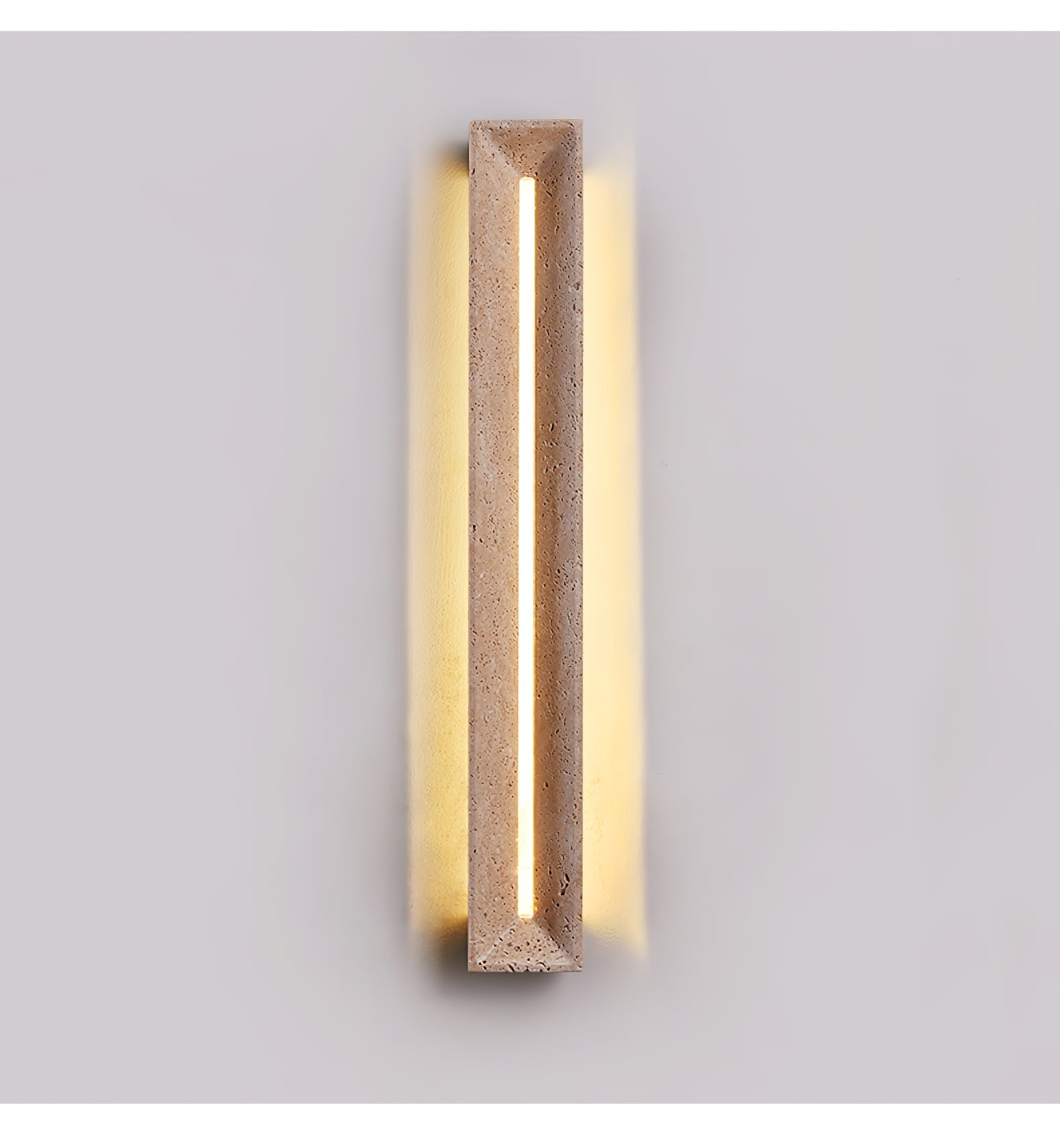 Dfi Minimalist Travertine Wall Light-Neutral Decor