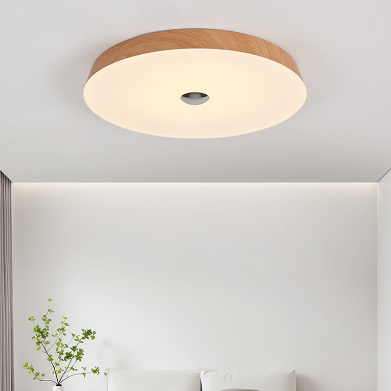 Ceshaora Modern Minimalist Woodgrain Ceiling Light-Neutral Decor