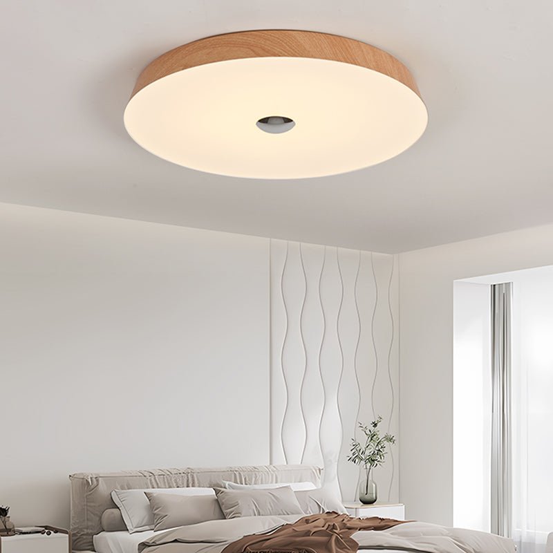 Ceshaora Modern Minimalist Woodgrain Ceiling Light-Neutral Decor