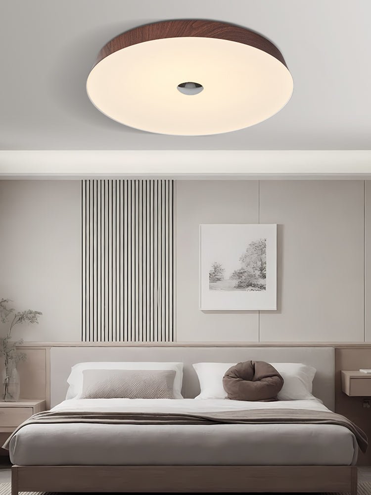 Ceshaora Modern Minimalist Woodgrain Ceiling Light-Neutral Decor