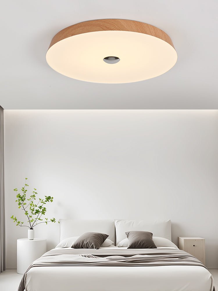 Ceshaora Modern Minimalist Woodgrain Ceiling Light-Neutral Decor