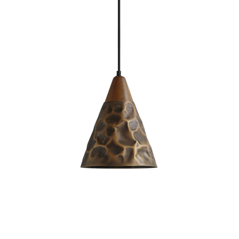 Technical drawing with dimensions for the Boyd Pendant Lamp Model A.