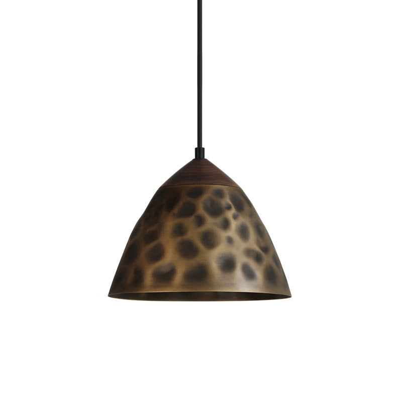Technical drawing with dimensions for the Boyd Pendant Lamp Model D.