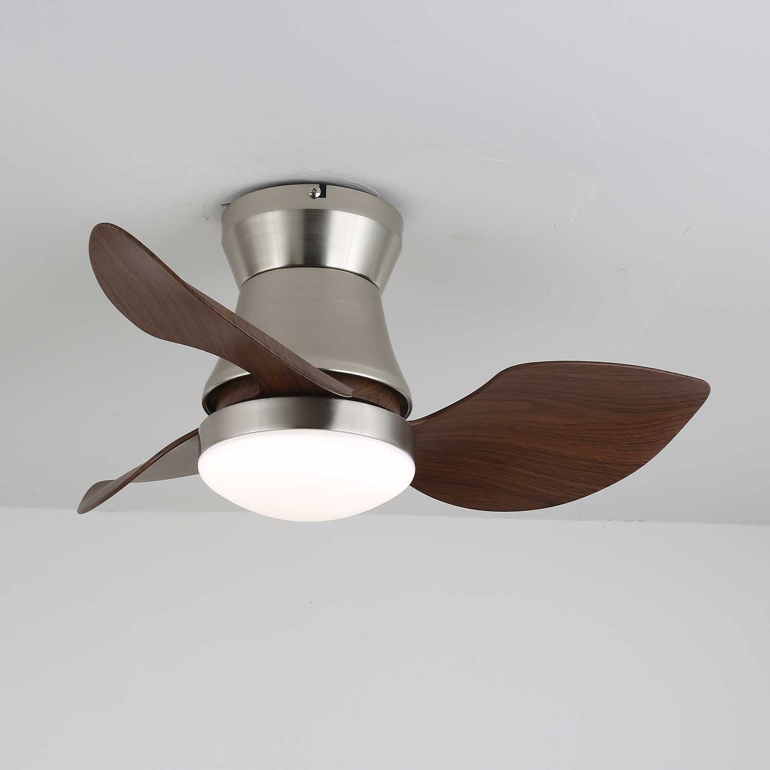 Zynr Modern Wood Ceiling Fan Light-Neutral Decor