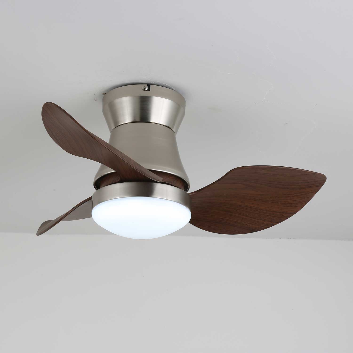Zynr Modern Wood Ceiling Fan Light-Neutral Decor
