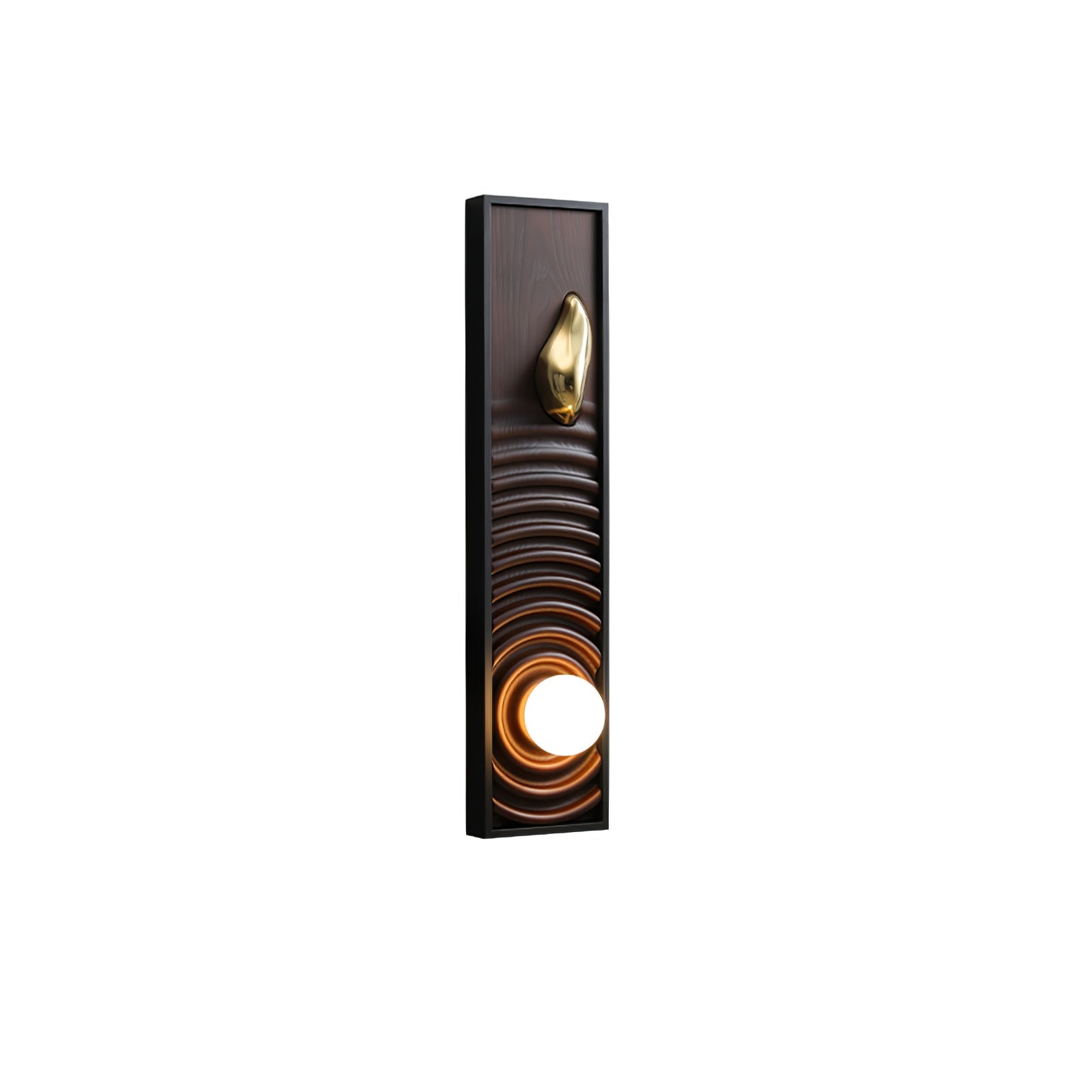 Caleb Vintage Wood Wall Lamp-Neutral Decor