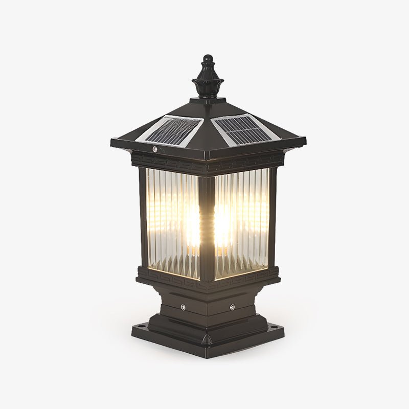 Ray Vintage Classic Lantern Solar Outdoor Light-Neutral Decor