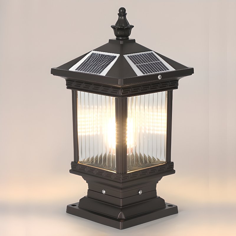 Ray Vintage Classic Lantern Solar Outdoor Light-Neutral Decor