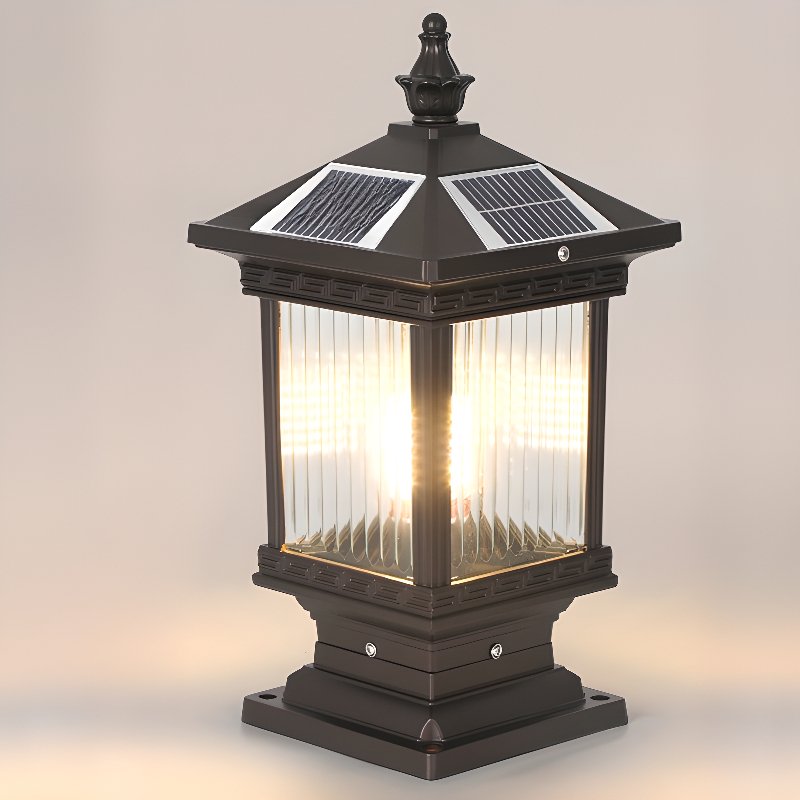 Ray Vintage Classic Lantern Solar Outdoor Light-Neutral Decor