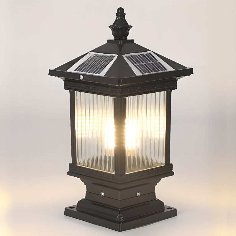 Ray Vintage Classic Lantern Solar Outdoor Light-Neutral Decor