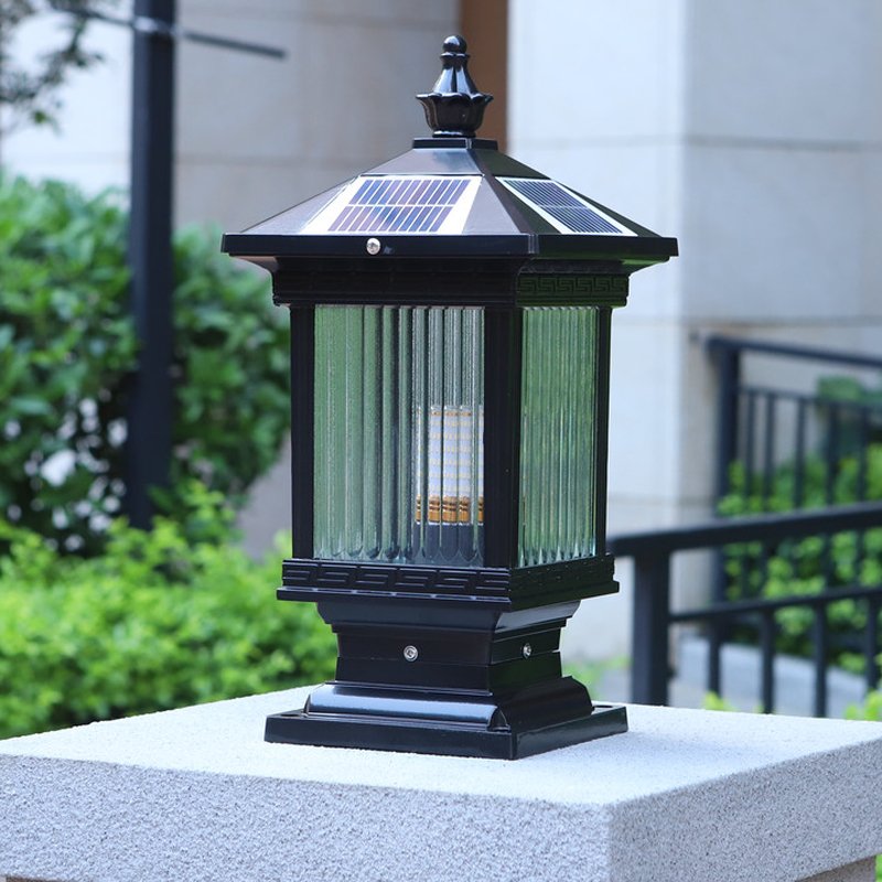 Ray Vintage Classic Lantern Solar Outdoor Light-Neutral Decor