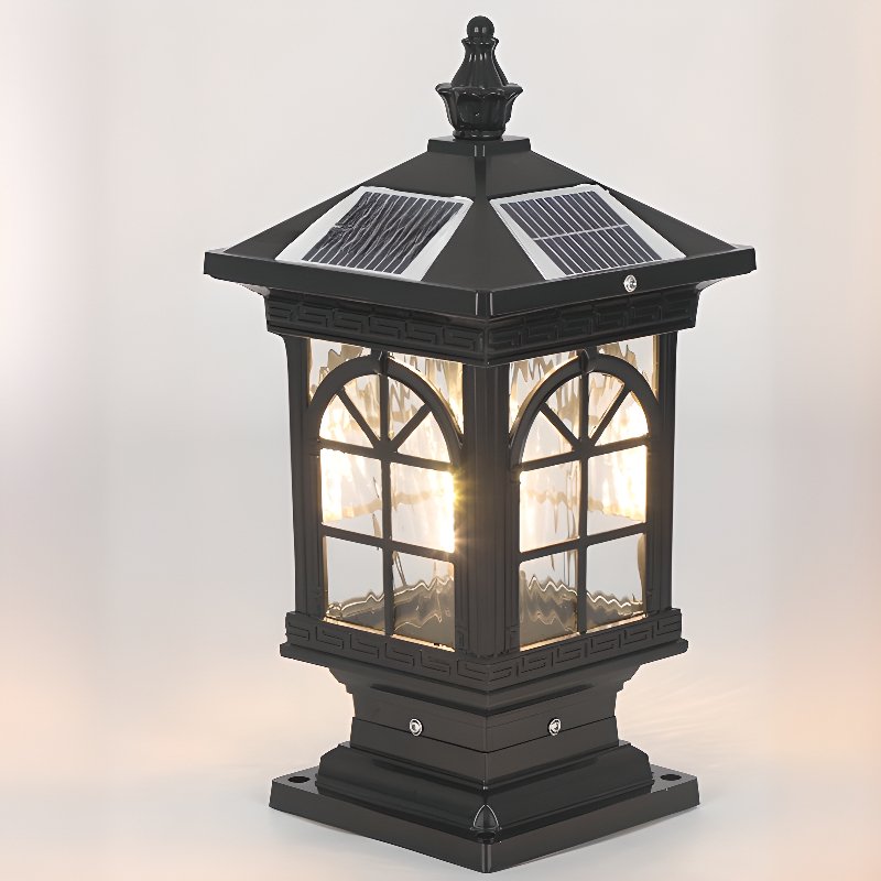 Ray Vintage Classic Lantern Solar Outdoor Light-Neutral Decor